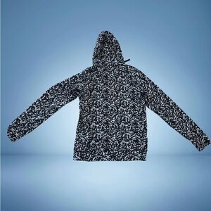 Nike Therma-Fit White Camo Print Swoosh Pullover Training Hoodie Men's Medium